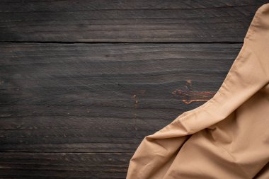 ahşap arka plan - vintage etkisi filtre üzerinde mutfak bezi (peçete)