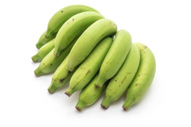 taze muz beyaz zemin üzerine izole