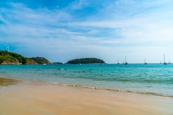 Bella Spiaggia Tropicale Mare Vacanza Concetto Vacanza — Foto Stock