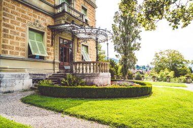 Hunegg kale İsviçre tarihi Ulusal Müzesi, güzel mimari