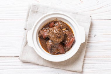 herb - Phuket Tayland geleneksel gıda tarzı ile domuz eti güveç