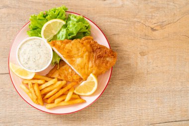 Balık ve cips - sağlıksız gıda