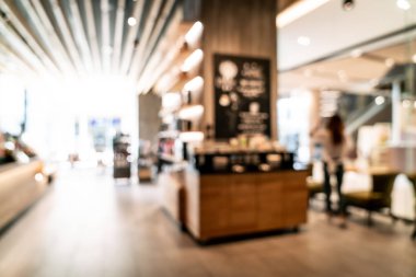 Soyut bulanıklık ve kahve salonu kafeterya ve restoran için arka plan defocused