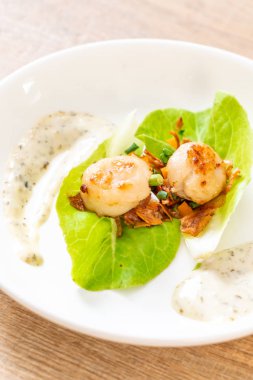 Sebzeli ızgara tarak shell