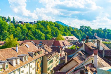 İsviçre 'nin başkenti Bern' de Güzel Mimarlık