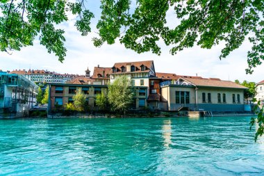 İsviçre 'nin başkenti Bern' de Güzel Mimarlık