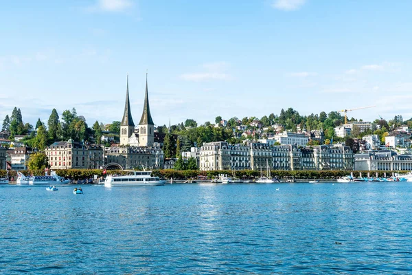 Paisaje Urbano Lucerna Luzern Suiza — Foto de Stock