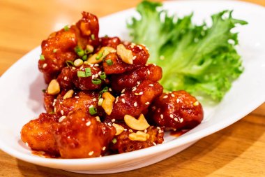 kızarmış tavuk Barbekü sosu - Korece tarzı ile