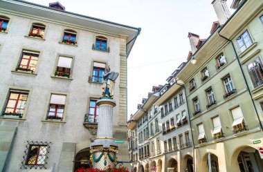 İsviçre 'nin başkenti Bern' de Güzel Mimarlık