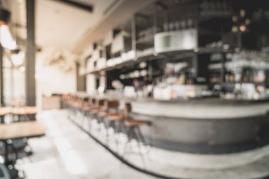 bulanıklık ve restoran ve kafe için arka plan - defocused vintage etkisi filtre