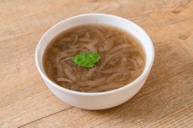 soğan çorba kasesi - sağlıklı gıda tarzı