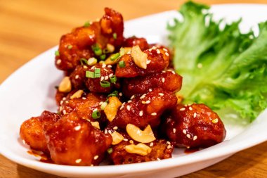 kızarmış tavuk Barbekü sosu - Korece tarzı ile