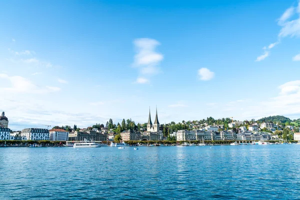 Cityscape Lucerne Luzern Swiss — Stok Foto