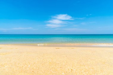 Güzel tropikal plaj ve deniz paradise Island - tatil tatil kavramı