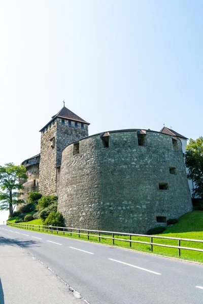 Hermosa Arquitectura Castillo Vaduz Residencia Oficial Del Príncipe Liechtenstein Con — Foto de Stock