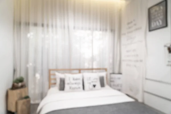 Soyut Bulanıklık Odaklanmış Yatak Odası Arka Plan Için Mekan — Stok fotoğraf