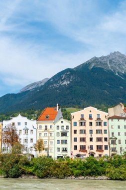 Innsbruck şehrinin güzel kasabası, Avusturya.