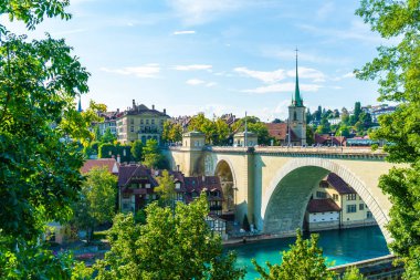 İsviçre 'nin başkenti Bern' de Güzel Mimarlık
