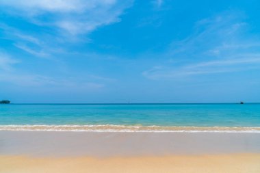 Güzel tropikal plaj ve deniz paradise Island - tatil tatil kavramı