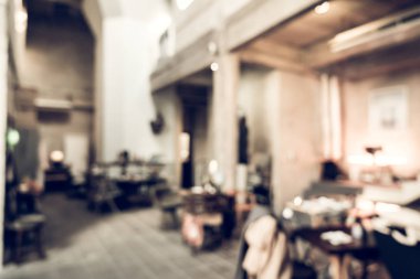 bulanıklık ve ufuk vintage restoran ve kafe arka plan için soyut