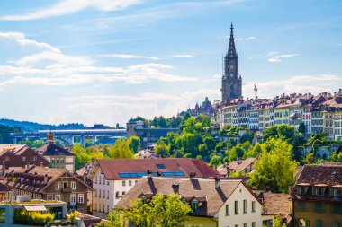 İsviçre 'nin başkenti Bern' de Güzel Mimarlık