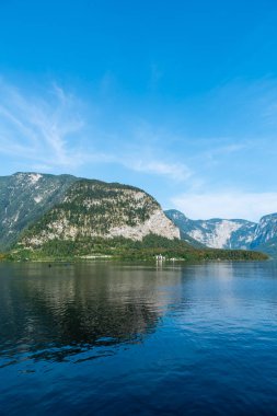 Avusturya Alpleri'nde güzel Hallstatter göl