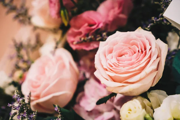 Красива Квітка Букета Вінтажний Фільтр Ефекту — стокове фото