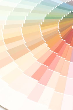 örnek renk renk kataloğu veya renk örnekleri kitabı