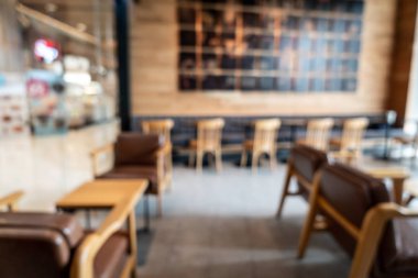Soyut bulanıklık ve kahve salonu kafeterya ve restoran için arka plan defocused