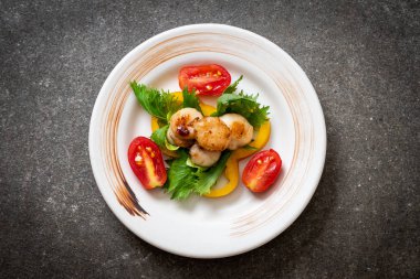 Sebzeli ızgara tarak shell