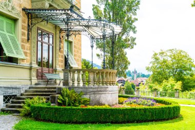 Hunegg kale İsviçre tarihi Ulusal Müzesi, güzel mimari