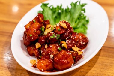 kızarmış tavuk Barbekü sosu - Korece tarzı ile