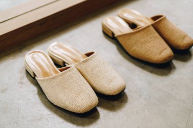 güzel kadın moda ayakkabı - vintage etkisi filtre