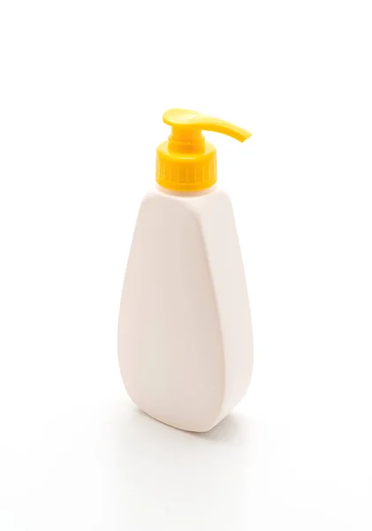 Gel Foam Liquid Soap Dispenser Pump Plastic Bottle Isolated White — Stock Photo, Image