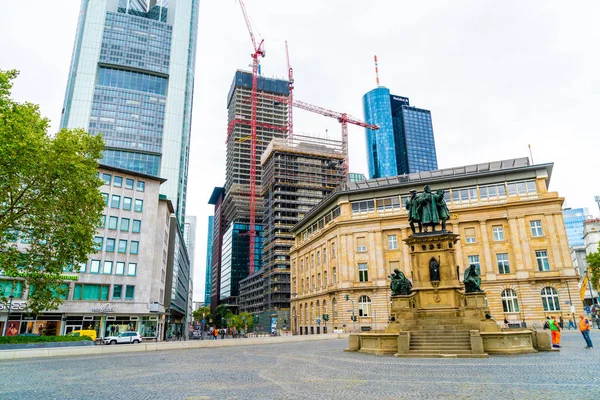 Frankfurt Germany Sep 2018 City Street Frankfurt Germany Sep 2018 — Stock Photo, Image