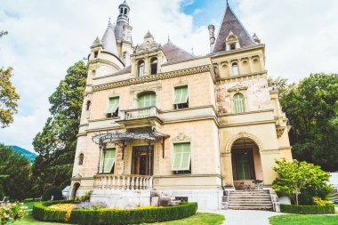 Hunegg kale İsviçre tarihi Ulusal Müzesi, güzel mimari