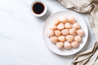 Çin karides pişmiş hamur tatlısı - Asya gıda tarzı