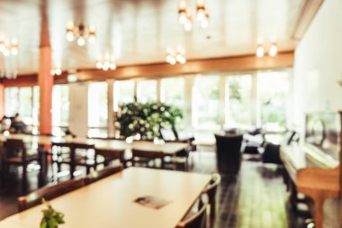 bulanıklık için arka plan - vintage etkisi filtre restoranda