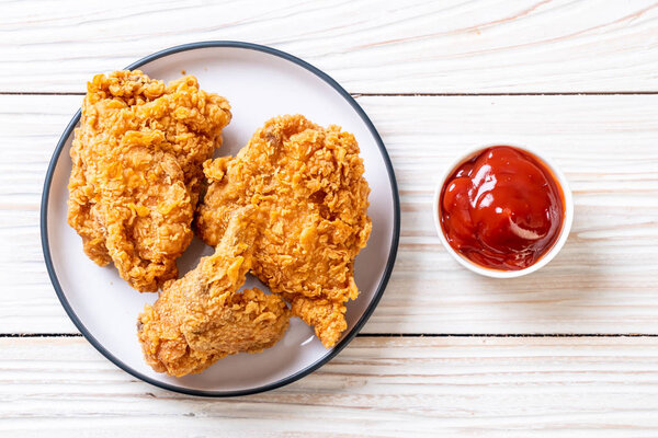 жареная куриная мука - нездоровое питание и нездоровое питание