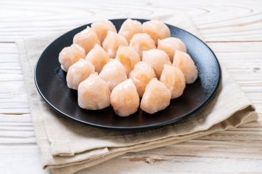 Çin karides pişmiş hamur tatlısı - Asya gıda tarzı