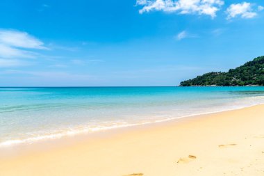 Güzel tropikal plaj ve deniz paradise Island - tatil tatil kavramı