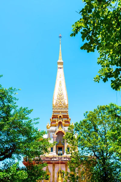 Bella Architettura Tempio Chaitararam Phuket Thailandia — Foto Stock