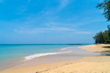 Güzel tropikal plaj ve deniz paradise Island - tatil tatil kavramı