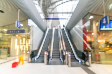 Tren istasyonunun arka plan için soyut bulanıklık