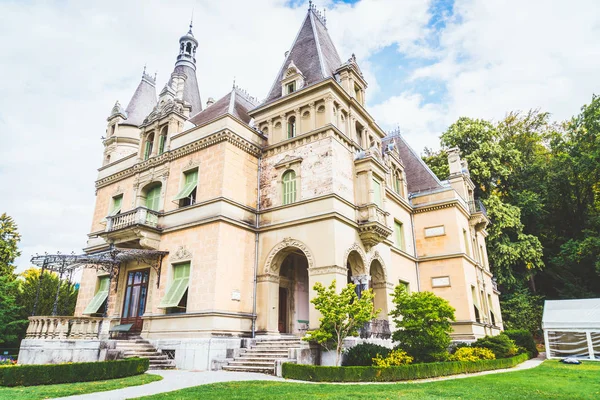 Bela Arquitetura Castelo Hunegg História Museu Nacional Suíça — Fotografia de Stock