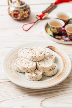 Pirinç unu, geleneksel festival için sonbaharda yenir yapılan Çin sweetmeat