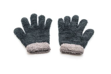 Eldivenler beyaz arkaplanda izole