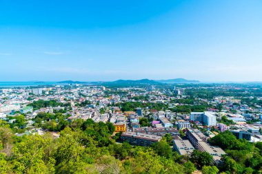 Hill Phuket, Tayland, Phuket şehir manzarası çaldı