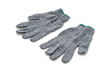 Eldivenler beyaz arkaplanda izole