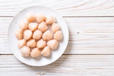 Çin karides pişmiş hamur tatlısı - Asya gıda tarzı